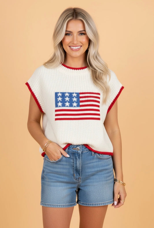 USA Knit Top