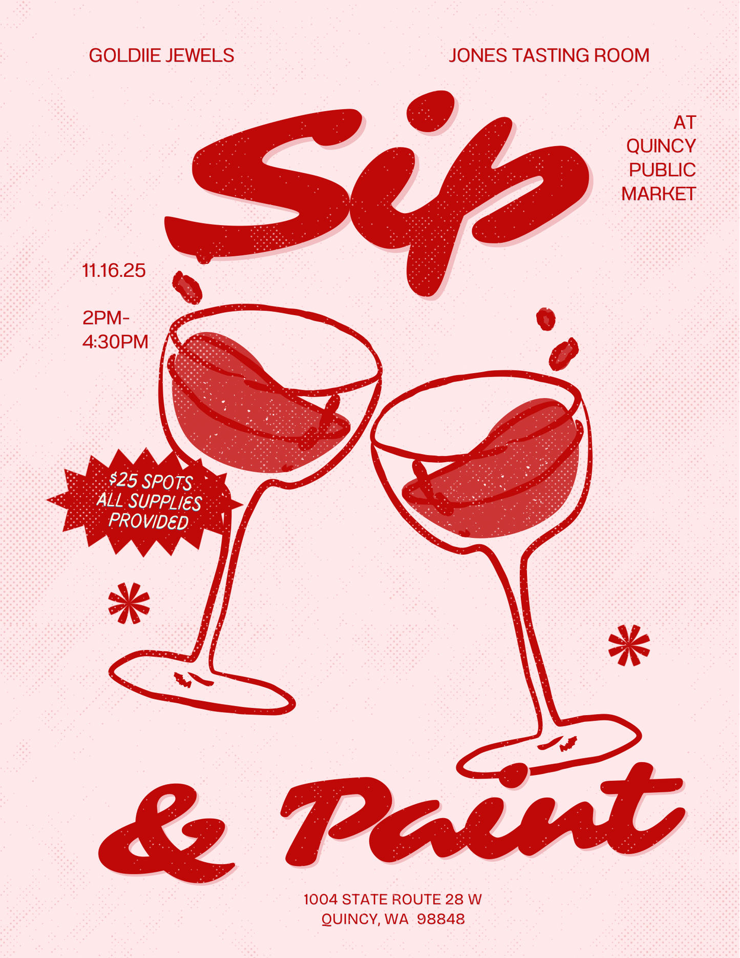 Sip & Paint @ Jones Tasting Room